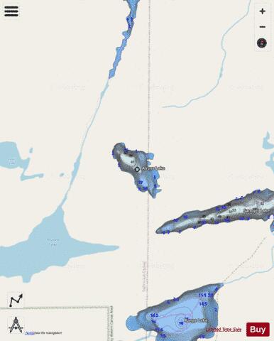 Alruss Lake depth contour Map - i-Boating App - Streets