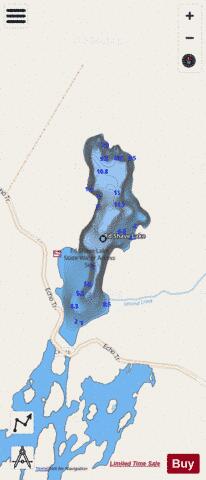 Ed Shave Lake depth contour Map - i-Boating App - Streets