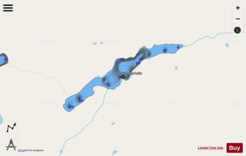 Schlamn Lake depth contour Map - i-Boating App - Streets
