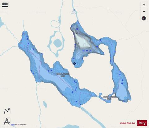 Paulness Lake depth contour Map - i-Boating App - Streets