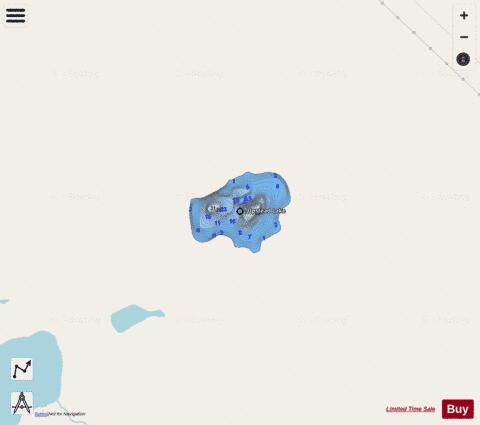Upstead Lake depth contour Map - i-Boating App - Streets