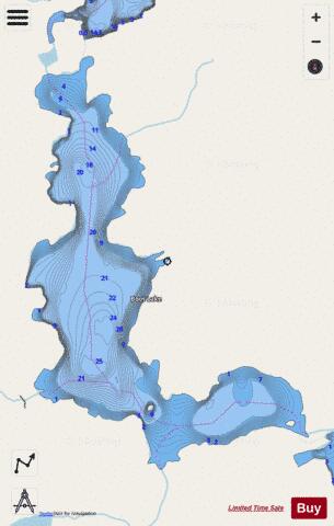Lake Boot depth contour Map - i-Boating App - Streets