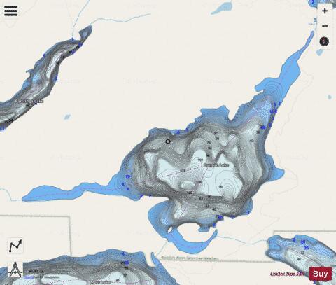 Lake Duncan depth contour Map - i-Boating App - Streets