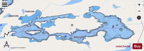 Lake Ensign depth contour Map - i-Boating App - Streets