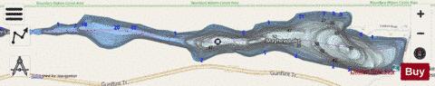 Lake Mayhew depth contour Map - i-Boating App - Streets