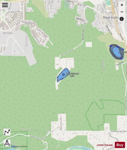 Black Diamond Lake,  King County depth contour Map - i-Boating App - Streets