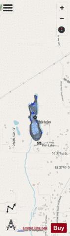 Catfish Lake depth contour Map - i-Boating App - Streets