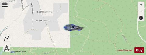 Lake Marie depth contour Map - i-Boating App - Streets