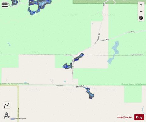 Postle + Bell depth contour Map - i-Boating App - Streets