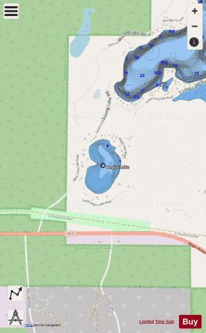 Angus Lake depth contour Map - i-Boating App - Streets