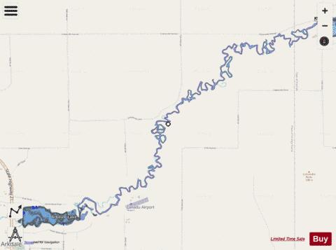 Arkdale Lake depth contour Map - i-Boating App - Streets