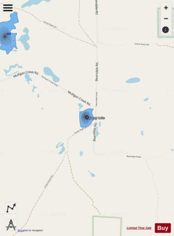 Camp Lake depth contour Map - i-Boating App - Streets