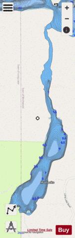 Mud Lake I depth contour Map - i-Boating App - Streets