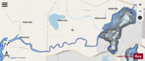 Pike Lake depth contour Map - i-Boating App - Streets