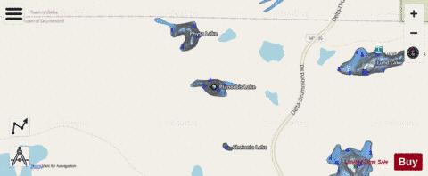 Planorbis Lake depth contour Map - i-Boating App - Streets