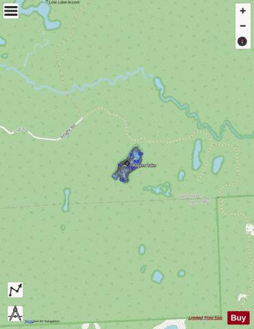 Rogers Lake depth contour Map - i-Boating App - Streets