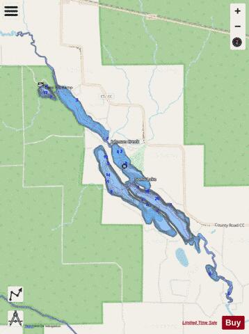 Somo Lake depth contour Map - i-Boating App - Streets
