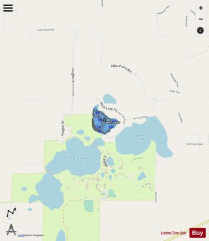 Swift Lake depth contour Map - i-Boating App - Streets