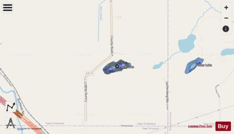 Thorn Lake depth contour Map - i-Boating App - Streets