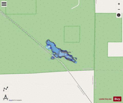 Weirgor Lake depth contour Map - i-Boating App - Streets