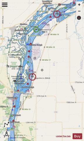 Upper Mississippi River section 11_510_762 depth contour Map - i-Boating App - Streets