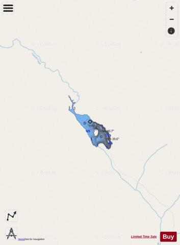 Camas Lake depth contour Map - i-Boating App - Streets