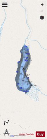 Kilbrennan Lake depth contour Map - i-Boating App - Streets