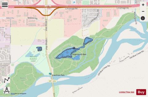 Lake Josephine depth contour Map - i-Boating App - Streets