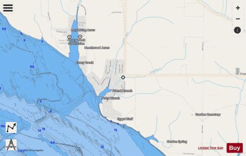 Tennessee River section 11_528_812 depth contour Map - i-Boating App - Streets