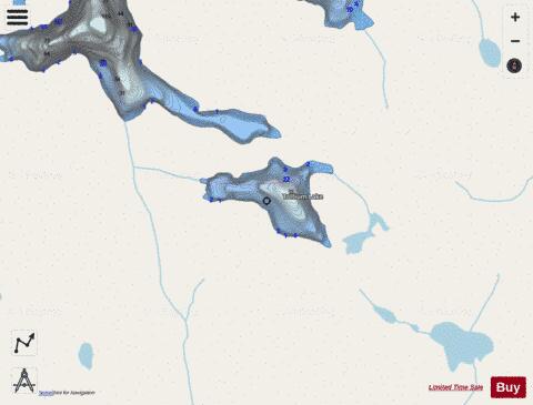 Trillium Lake depth contour Map - i-Boating App - Streets