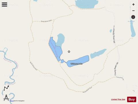 Wichman Lake depth contour Map - i-Boating App - Streets