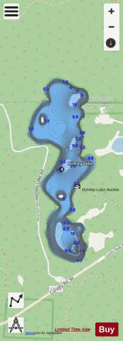 Himley Lake depth contour Map - i-Boating App - Streets