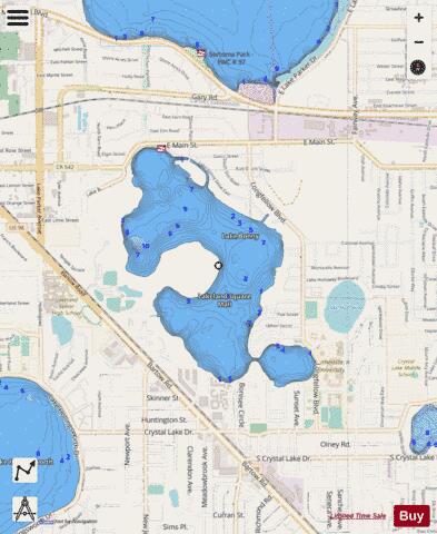 Bonny depth contour Map - i-Boating App - Streets