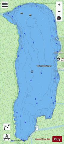 LAKE WASHINGTON depth contour Map - i-Boating App - Streets