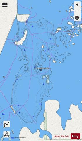 LOUGHMAN LAKE depth contour Map - i-Boating App - Streets