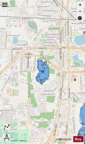 LAKE HAMBURG depth contour Map - i-Boating App - Streets