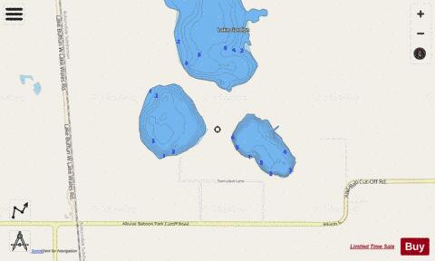Alturas Babson Park Cutoff Lake depth contour Map - i-Boating App - Streets