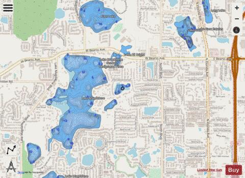 Newlands, Lake depth contour Map - i-Boating App - Streets