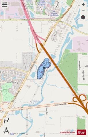 Carina depth contour Map - i-Boating App - Streets
