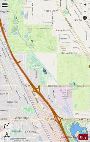 Fink Pond depth contour Map - i-Boating App - Streets