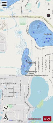 Slough depth contour Map - i-Boating App - Streets