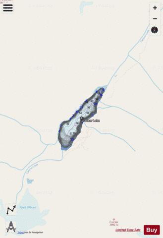 Cracker Lake depth contour Map - i-Boating App - Streets