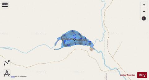 Farrar Pond depth contour Map - i-Boating App - Streets