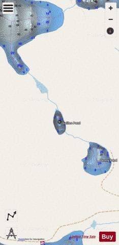 Galilee Pond depth contour Map - i-Boating App - Streets