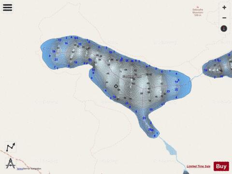 Gardner Pond depth contour Map - i-Boating App - Streets