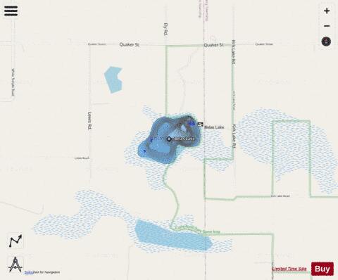 Belas Lake depth contour Map - i-Boating App - Streets