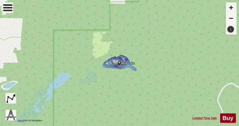 Reid Lake depth contour Map - i-Boating App - Streets
