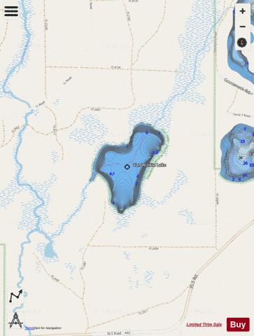 Van Winkle Lake depth contour Map - i-Boating App - Streets