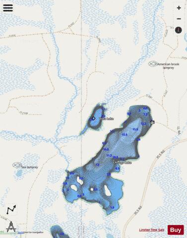 Vista Lake depth contour Map - i-Boating App - Streets