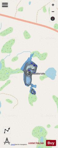 Schneider Lake depth contour Map - i-Boating App - Streets